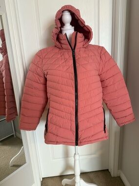 Calvin Klein Coral Quilted Packable Winter Jacket